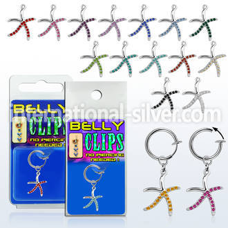 blcp643 fake illusion body jewelry others belly button