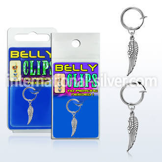 blcp653 fake illusion hoops others belly button