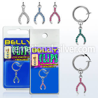blcp669 fake illusion hoops others belly button