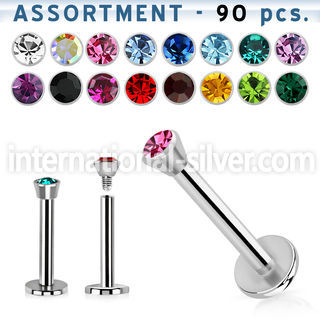 blk06 labrets lip rings surgical steel 316l belly button