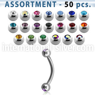 blk108 micro curved barbells surgical steel 316l eyebrow