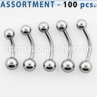 blk195 belly rings surgical steel 316l belly button