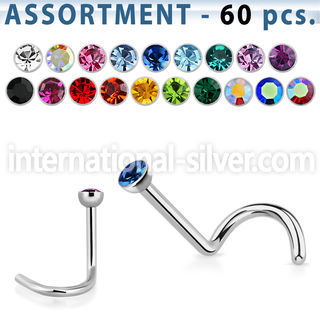 blk206 l shape nose studs surgical steel 316l nose