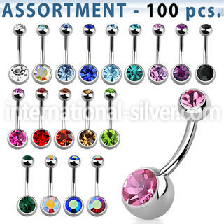 blk20a belly rings surgical steel 316l belly button