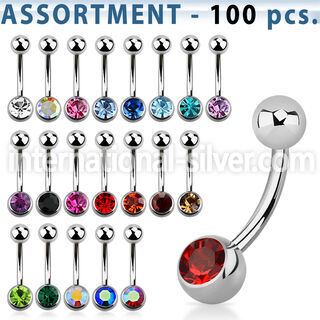 blk21b belly rings surgical steel 316l belly button