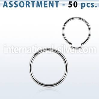 blk221c seamless segment rings surgical steel 316l labrets chin