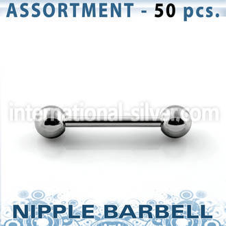 blk229b straight barbells surgical steel 316l nipple