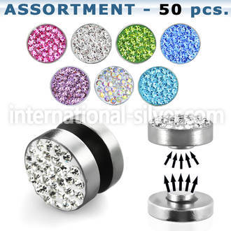 blk417 cheaters  illusion plugs and tapers surgical steel 316l belly button