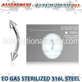 blk469 micro curved barbells surgical steel 316l eyebrow