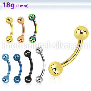 bn18b3 micro curved barbells surgical steel 316l eyebrow