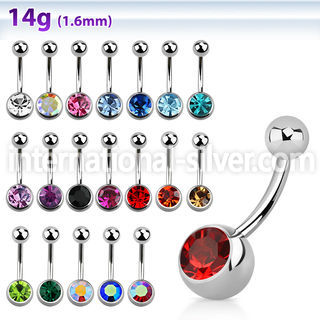 bn1cg belly rings surgical steel 316l belly button