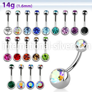 bn2cg belly rings surgical steel 316l belly button