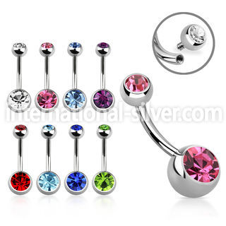 bn2cgin belly rings surgical steel 316l belly button