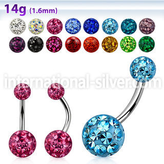 bn2frg belly rings surgical steel 316l belly button