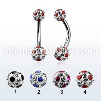 bn2frsa belly rings surgical steel 316l belly button