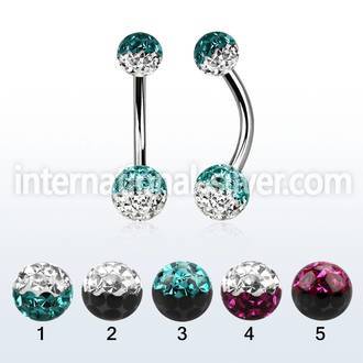 bn2frse belly rings surgical steel 316l belly button