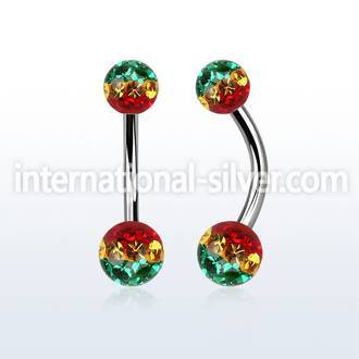 bn2frsr belly rings surgical steel 316l belly button
