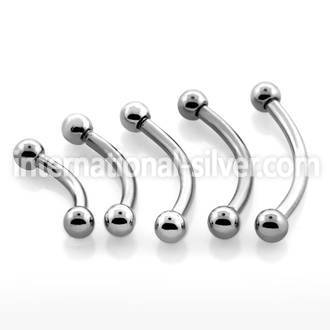 bneb25 micro curved barbells surgical steel 316l eyebrow