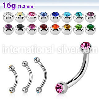 bnejb25 micro curved barbells surgical steel 316l eyebrow