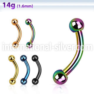 bnetbg micro curved barbells anodized surgical steel 316l eyebrow