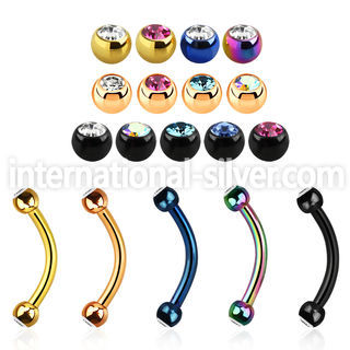 bnetjb25 micro curved barbells anodized surgical steel 316l eyebrow