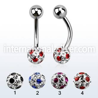 bnfr6a belly rings surgical steel 316l belly button