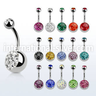 bnmtj15j belly rings surgical steel 316l belly button