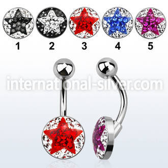 bnmtj20 belly rings surgical steel 316l belly button