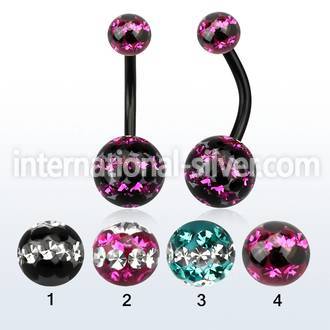 bnt2frgd belly rings anodized surgical steel 316l belly button