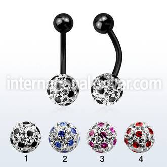 bntfr8a belly rings anodized surgical steel 316l belly button