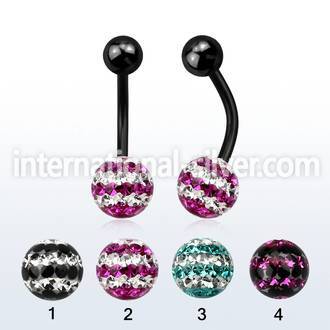 bntfr8d belly rings anodized surgical steel 316l belly button