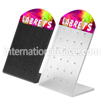 br10 displays acrylic body jewelry belly button