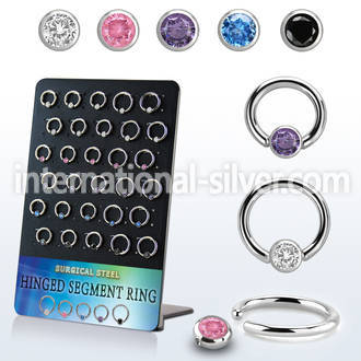 brbcrz4b surgical steel ball closure rings ear othersear lobe ear othersnipple piercing