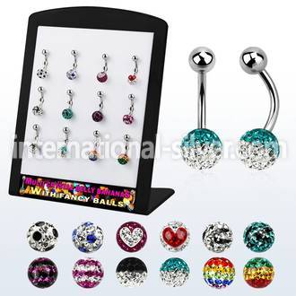 brmix28 belly rings surgical steel 316l belly button