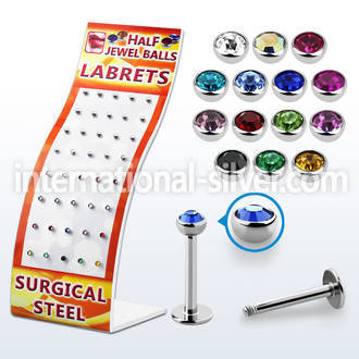brmlb15 labrets lip rings surgical steel 316l labrets chin