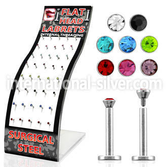 brmlb5 labrets lip rings surgical steel 316l labrets chin