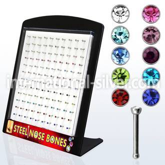 brnbsm2 nose bone surgical steel 316l nose