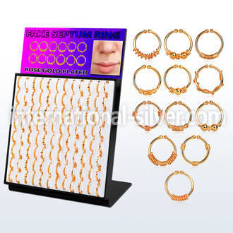 brnhmx20 fake illusion body jewelry silver 925 septum