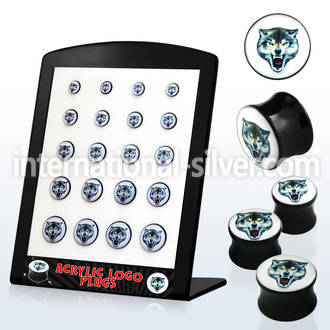 brpg105 plugs gauges acrylic body jewelry ear lobe