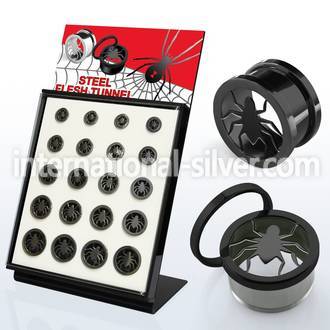 brpg146c tunnels gauges anodized surgical steel 316l ear lobe