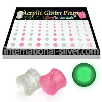 brpg164 plugs gauges acrylic body jewelry ear lobe