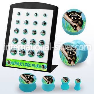 brpg171 plugs gauges acrylic body jewelry ear lobe