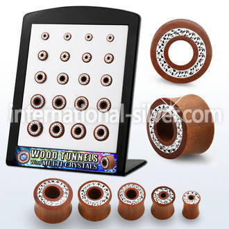 brpg180 tunnels gauges organic body jewelry ear lobe