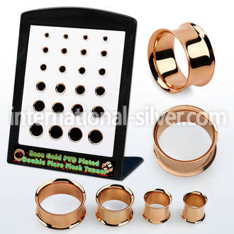 brpg196 tunnels gauges anodized surgical steel 316l ear lobe