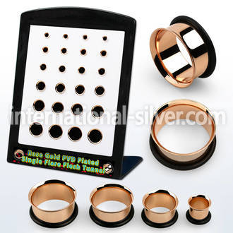 brpg199 tunnels gauges anodized surgical steel 316l ear lobe