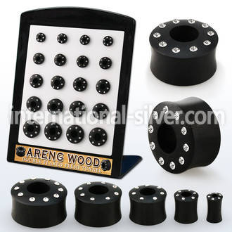 brpg206 tunnels gauges organic body jewelry ear lobe