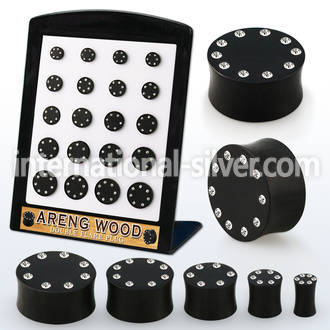 brpg207 tunnels gauges organic body jewelry ear lobe