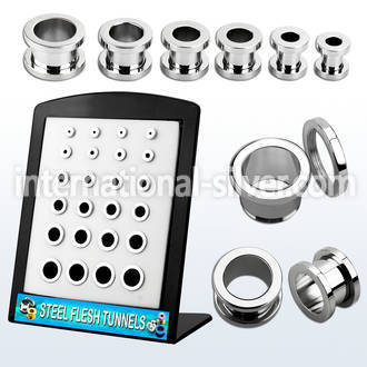 brpg5 tunnels gauges surgical steel 316l ear lobe