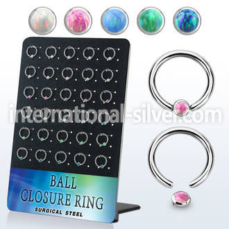 brrocr2 surgical steel ball closure rings ear othersear lobe eyebrow helix intim nose bridge nose septum piercing