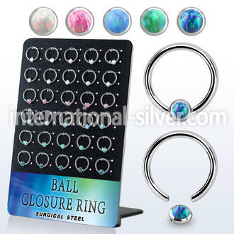 brrocr5 surgical steel ball closure rings ear othersear lobe eyebrow nose bridge septum piercing